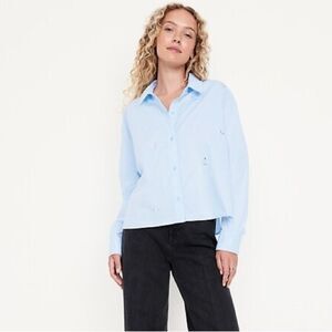 Old Navy Sky Blue Button Down Shirt